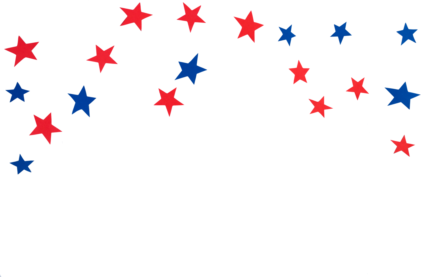 USA Fourth of July Stars Vector Illustration